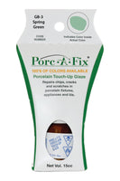 
                Porc-A-Fix offers a simple, affordable way to repair cracks, scratches and small chips in your porcelain bathroom & kitchen fixtures, appliances and tiles.  It can be used on ceramic, porcelain, cast iron, steel and much more. 
              
