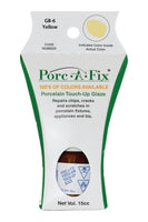 
                Porc-A-Fix offers a simple, affordable way to repair cracks, scratches and small chips in your porcelain bathroom & kitchen fixtures, appliances and tiles.  It can be used on ceramic, porcelain, cast iron, steel and much more. 
              
