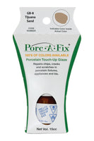 
                Porc-A-Fix offers a simple, affordable way to repair cracks, scratches and small chips in your porcelain bathroom & kitchen fixtures, appliances and tiles.  It can be used on ceramic, porcelain, cast iron, steel and much more. 
              