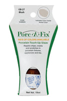 
                Porc-A-Fix offers a simple, affordable way to repair cracks, scratches and small chips in your porcelain bathroom & kitchen fixtures, appliances and tiles.  It can be used on ceramic, porcelain, cast iron, steel and much more. 
              