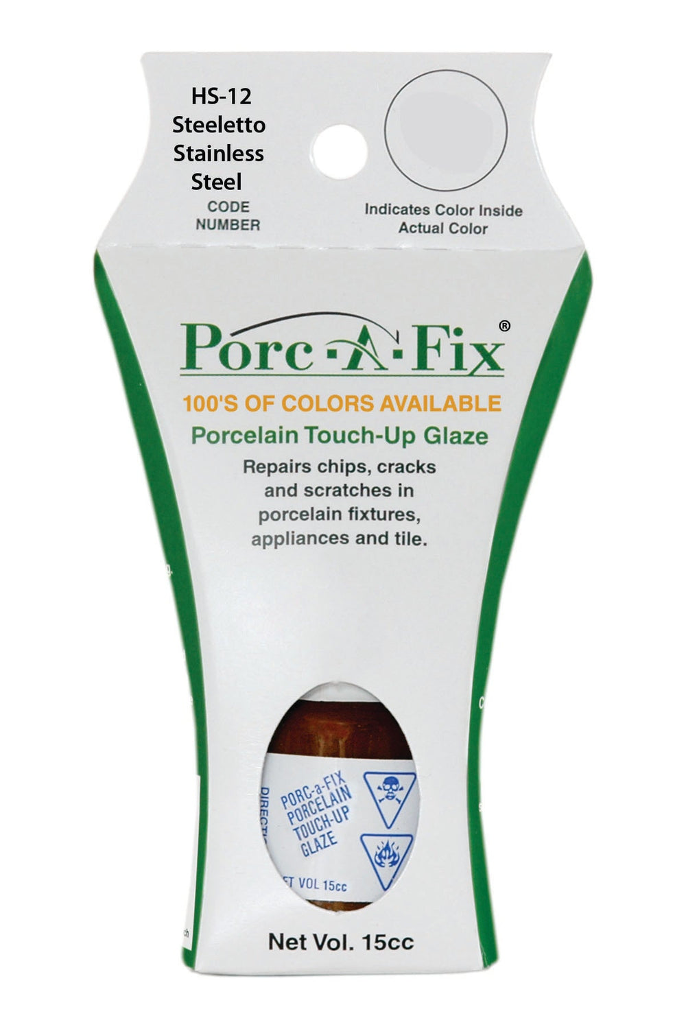 Porc-A-Fix offers a simple, affordable way to repair cracks, scratches and small chips in your porcelain bathroom & kitchen fixtures, appliances and tiles.  It can be used on ceramic, porcelain, cast iron, steel and much more. 