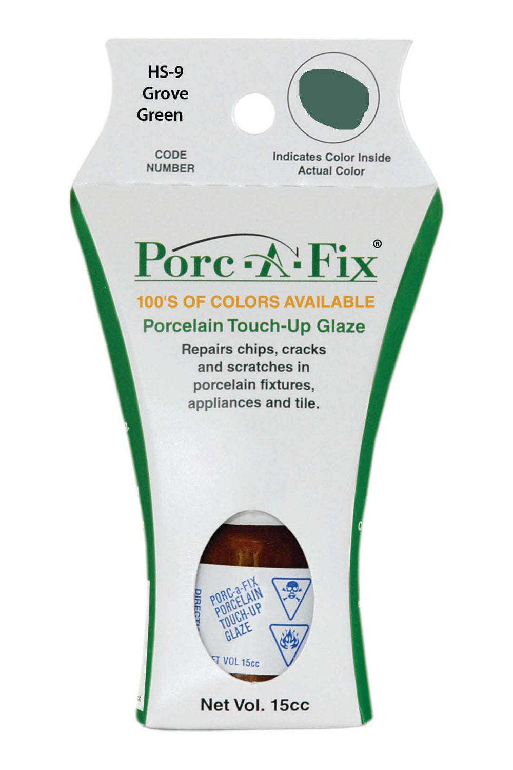 Porc-A-Fix offers a simple, affordable way to repair cracks, scratches and small chips in your porcelain bathroom & kitchen fixtures, appliances and tiles.  It can be used on ceramic, porcelain, cast iron, steel and much more. 