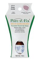 
                Porc-A-Fix offers a simple, affordable way to repair cracks, scratches and small chips in your porcelain bathroom & kitchen fixtures, appliances and tiles.  It can be used on ceramic, porcelain, cast iron, steel and much more. 
              