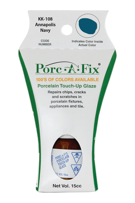 Porc-A-Fix offers a simple, affordable way to repair cracks, scratches and small chips in your porcelain bathroom & kitchen fixtures, appliances and tiles.  It can be used on ceramic, porcelain, cast iron, steel and much more. 