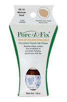 
                Porc-A-Fix offers a simple, affordable way to repair cracks, scratches and small chips in your porcelain bathroom & kitchen fixtures, appliances and tiles.  It can be used on ceramic, porcelain, cast iron, steel and much more. 
              