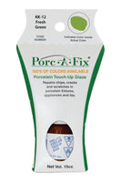 
                Porc-A-Fix offers a simple, affordable way to repair cracks, scratches and small chips in your porcelain bathroom & kitchen fixtures, appliances and tiles.  It can be used on ceramic, porcelain, cast iron, steel and much more. 
              