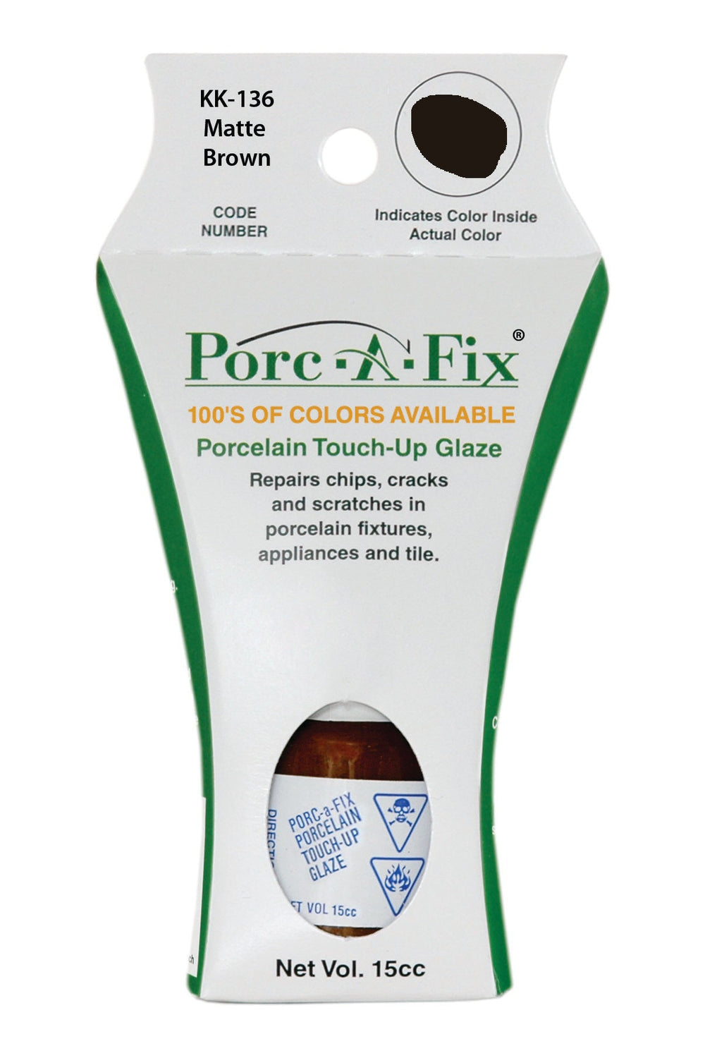 Porc-A-Fix offers a simple, affordable way to repair cracks, scratches and small chips in your porcelain bathroom & kitchen fixtures, appliances and tiles.  It can be used on ceramic, porcelain, cast iron, steel and much more. 