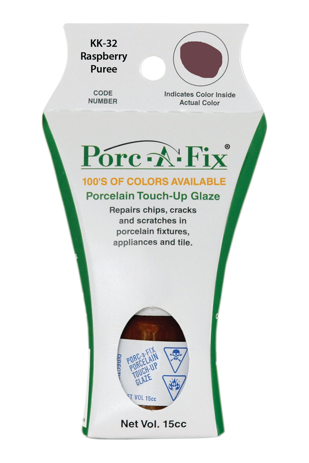 Porc-A-Fix offers a simple, affordable way to repair cracks, scratches and small chips in your porcelain bathroom & kitchen fixtures, appliances and tiles.  It can be used on ceramic, porcelain, cast iron, steel and much more. 