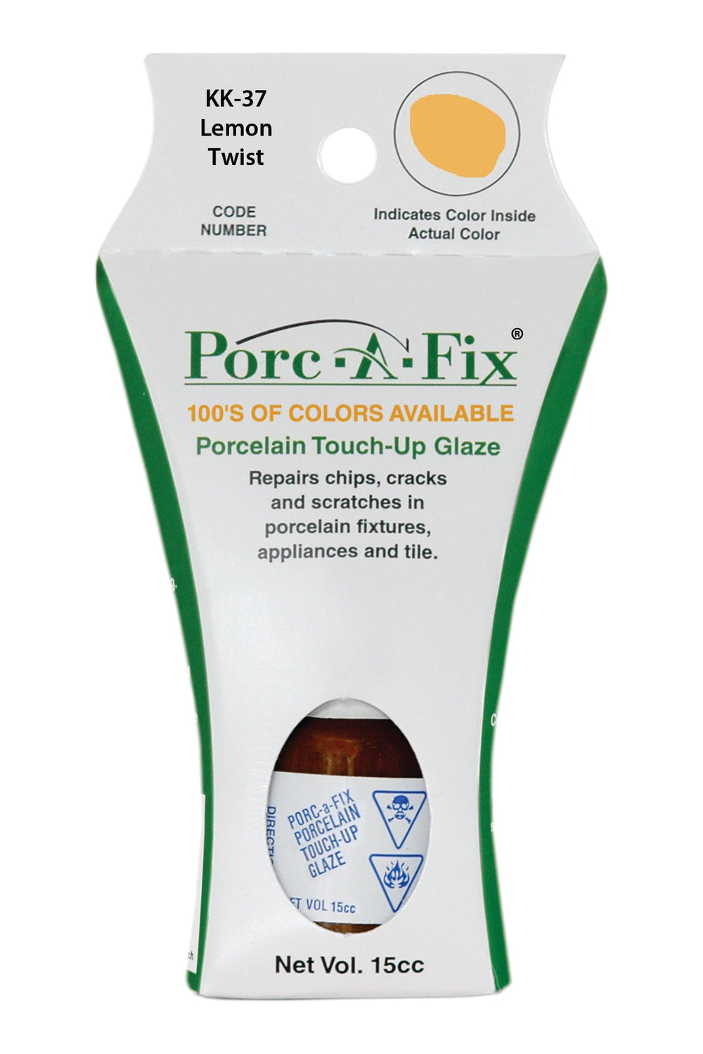 Porc-A-Fix offers a simple, affordable way to repair cracks, scratches and small chips in your porcelain bathroom & kitchen fixtures, appliances and tiles.  It can be used on ceramic, porcelain, cast iron, steel and much more. 