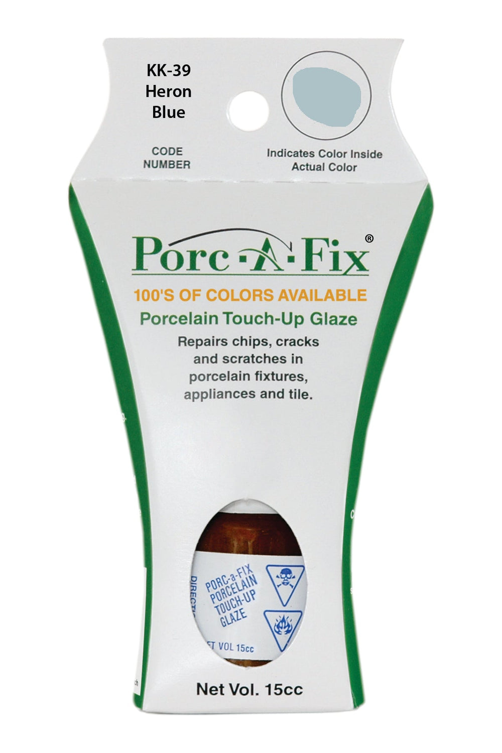 Porc-A-Fix offers a simple, affordable way to repair cracks, scratches and small chips in your porcelain bathroom & kitchen fixtures, appliances and tiles.  It can be used on ceramic, porcelain, cast iron, steel and much more. 