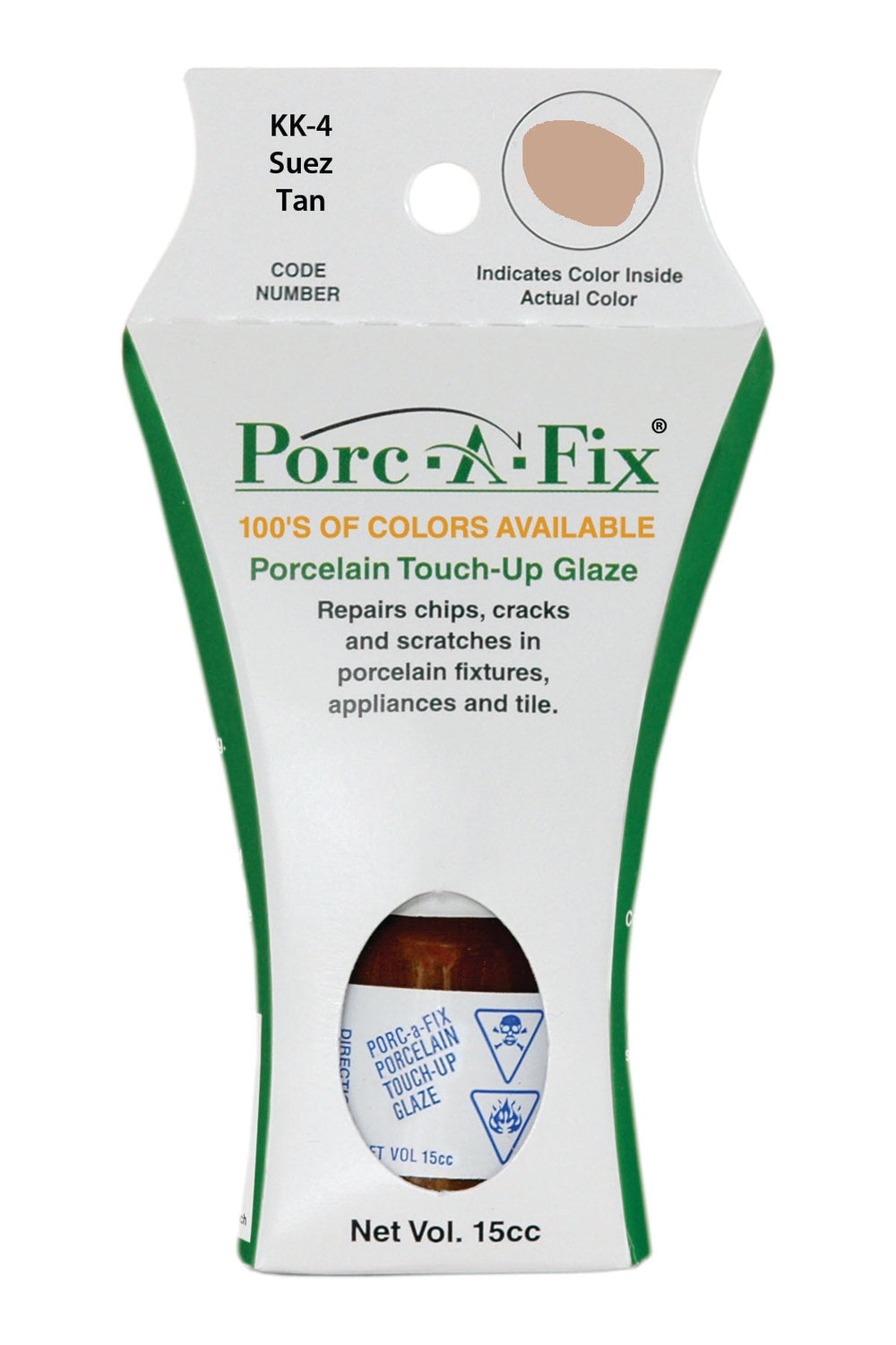 Porc-A-Fix offers a simple, affordable way to repair cracks, scratches and small chips in your porcelain bathroom & kitchen fixtures, appliances and tiles.  It can be used on ceramic, porcelain, cast iron, steel and much more. 