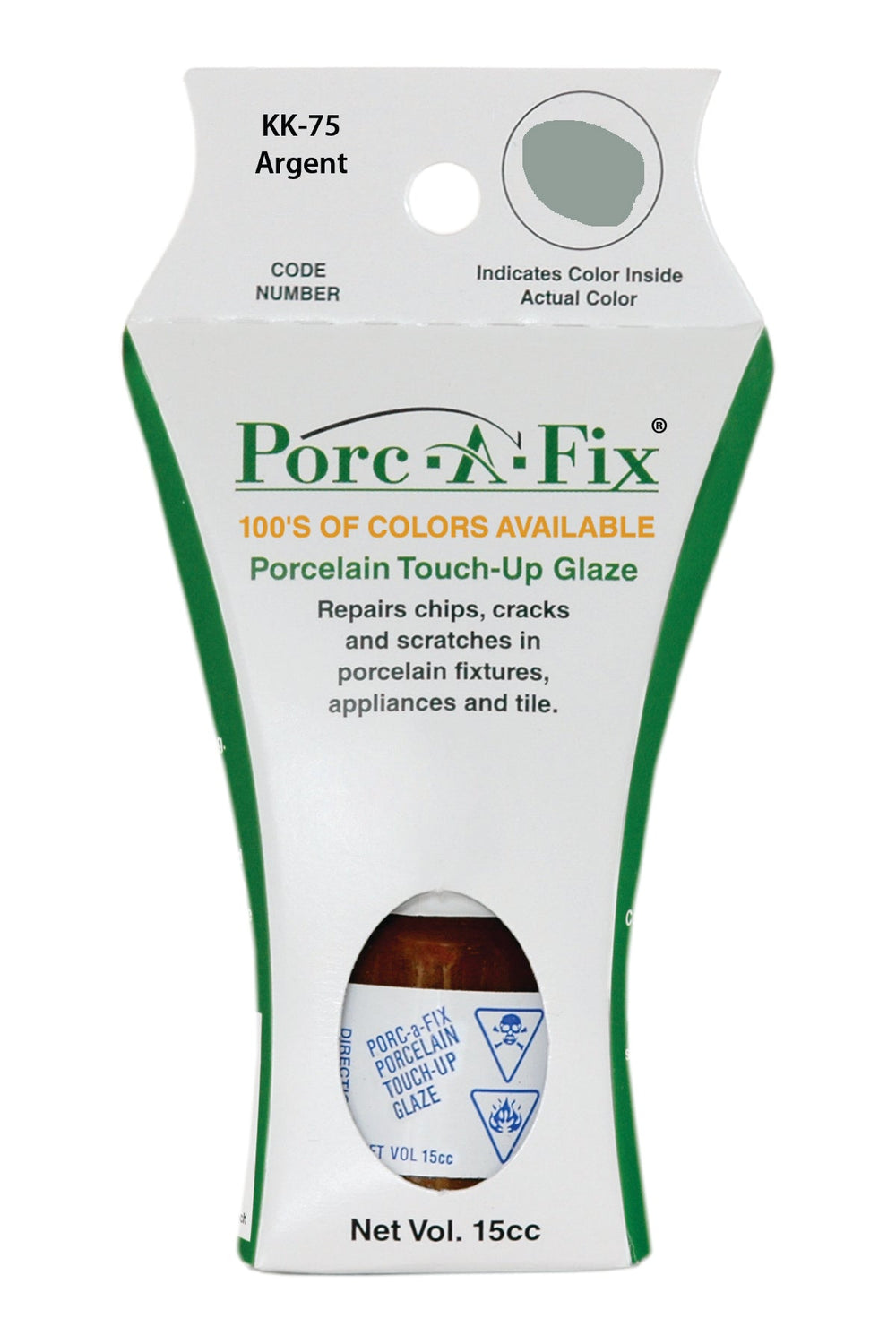 Porc-A-Fix offers a simple, affordable way to repair cracks, scratches and small chips in your porcelain bathroom & kitchen fixtures, appliances and tiles.  It can be used on ceramic, porcelain, cast iron, steel and much more. 