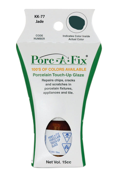 Porc-A-Fix offers a simple, affordable way to repair cracks, scratches and small chips in your porcelain bathroom & kitchen fixtures, appliances and tiles.  It can be used on ceramic, porcelain, cast iron, steel and much more. 