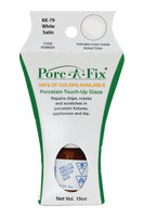 
                Porc-A-Fix offers a simple, affordable way to repair cracks, scratches and small chips in your porcelain bathroom & kitchen fixtures, appliances and tiles.  It can be used on ceramic, porcelain, cast iron, steel and much more. 
              