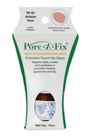 
                Porc-A-Fix offers a simple, affordable way to repair cracks, scratches and small chips in your porcelain bathroom & kitchen fixtures, appliances and tiles.  It can be used on ceramic, porcelain, cast iron, steel and much more. 
              
