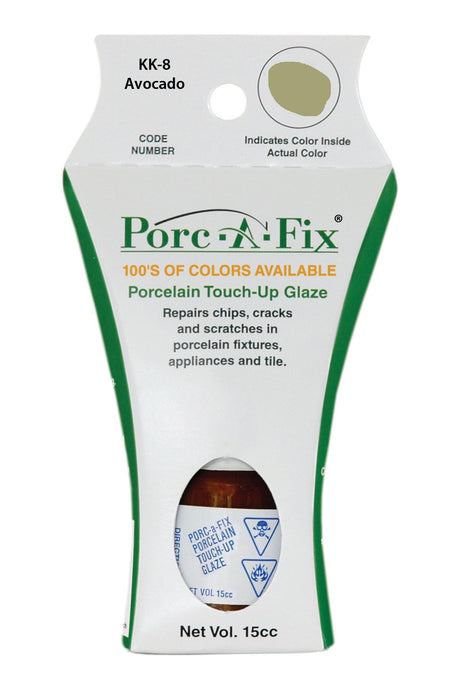 Porc-A-Fix offers a simple, affordable way to repair cracks, scratches and small chips in your porcelain bathroom & kitchen fixtures, appliances and tiles.  It can be used on ceramic, porcelain, cast iron, steel and much more. 