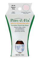 
                Porc-A-Fix offers a simple, affordable way to repair cracks, scratches and small chips in your porcelain bathroom & kitchen fixtures, appliances and tiles.  It can be used on ceramic, porcelain, cast iron, steel and much more. 
              