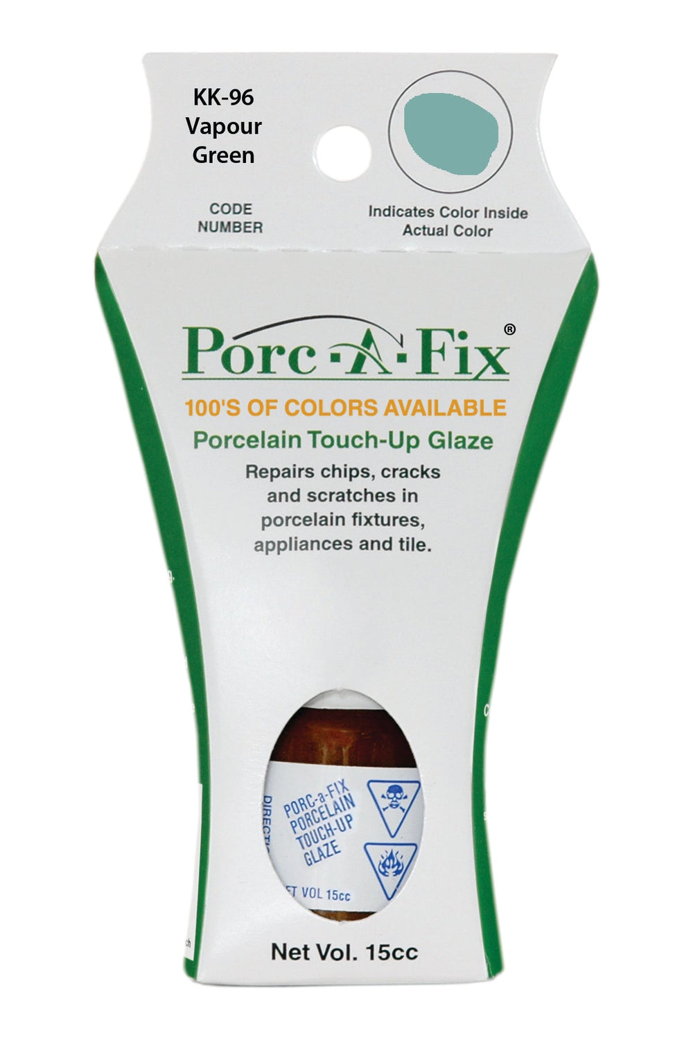 Porc-A-Fix offers a simple, affordable way to repair cracks, scratches and small chips in your porcelain bathroom & kitchen fixtures, appliances and tiles.  It can be used on ceramic, porcelain, cast iron, steel and much more. 