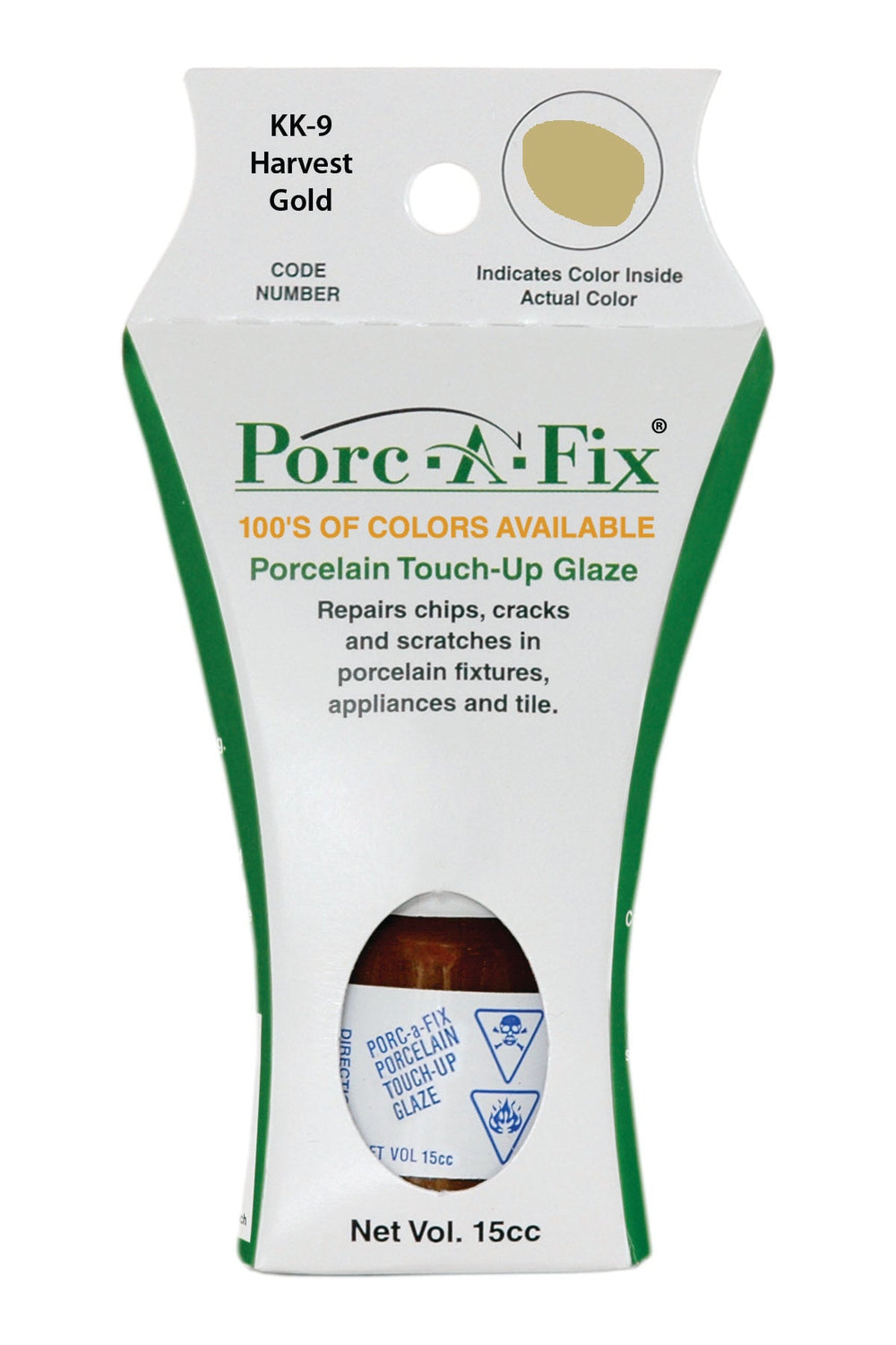 Porc-A-Fix offers a simple, affordable way to repair cracks, scratches and small chips in your porcelain bathroom & kitchen fixtures, appliances and tiles.  It can be used on ceramic, porcelain, cast iron, steel and much more. 