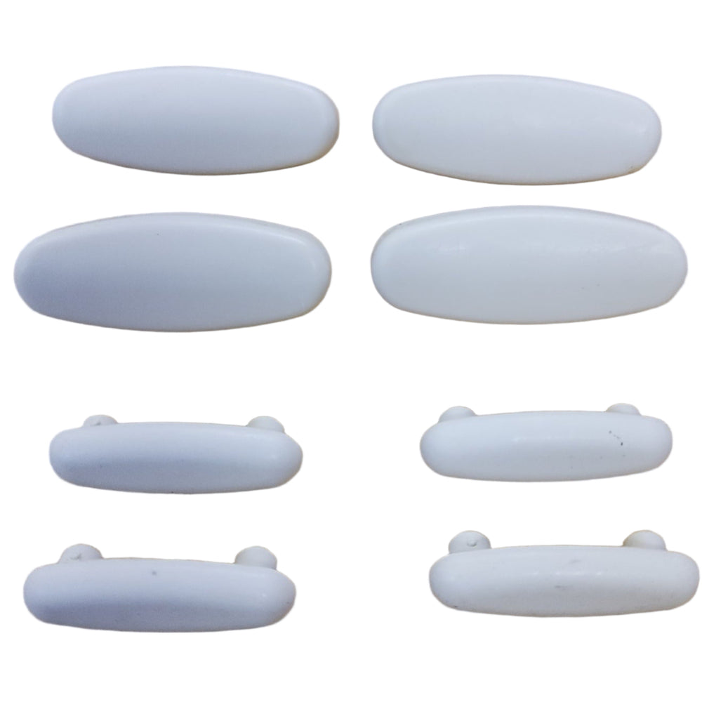 Kohler Toilet Seat Bumper Kit 55382-0 WHITE (Pin to Pin 1-1/2