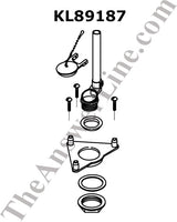 
                 Kohler 89187 Old Style Replacement Flush Valve Kit For 3.5 GPF Toilets - DPF-Plumbing
              
