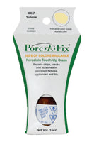 
                Porc-A-Fix offers a simple, affordable way to repair cracks, scratches and small chips in your porcelain bathroom & kitchen fixtures, appliances and tiles.  It can be used on ceramic, porcelain, cast iron, steel and much more. 
              