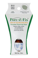
                Porc-A-Fix offers a simple, affordable way to repair cracks, scratches and small chips in your porcelain bathroom & kitchen fixtures, appliances and tiles.  It can be used on ceramic, porcelain, cast iron, steel and much more. 
              