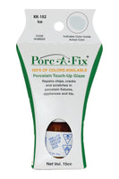 
                Porc-A-Fix offers a simple, affordable way to repair cracks, scratches and small chips in your porcelain bathroom & kitchen fixtures, appliances and tiles.  It can be used on ceramic, porcelain, cast iron, steel and much more. 
              