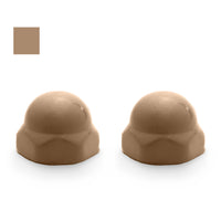 
                Kohler Replacement Ceramic Toilet Bolt Caps MEXICAN SAND - DPF-Plumbing
              