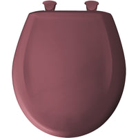 
                Briggs Round Front Toilet Seat - DESERT ROSE - DPF-Plumbing
              