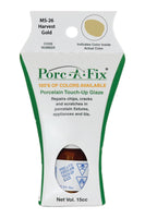 
                Porc-A-Fix offers a simple, affordable way to repair cracks, scratches and small chips in your porcelain bathroom & kitchen fixtures, appliances and tiles.  It can be used on ceramic, porcelain, cast iron, steel and much more. 
              