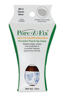 
                Porc-A-Fix offers a simple, affordable way to repair cracks, scratches and small chips in your porcelain bathroom & kitchen fixtures, appliances and tiles.  It can be used on ceramic, porcelain, cast iron, steel and much more. 
              
