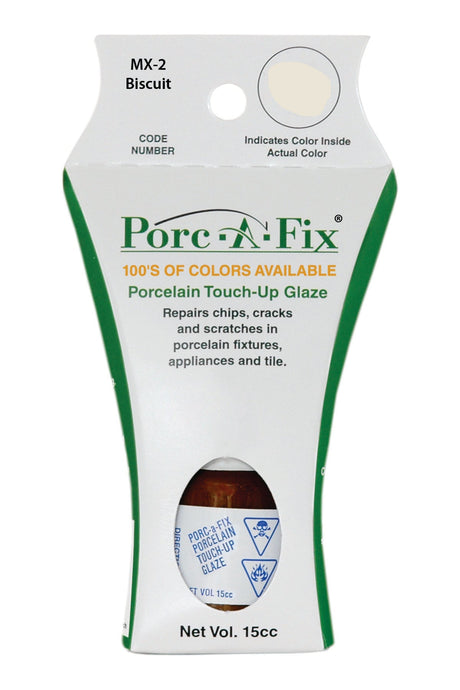 Porc-A-Fix offers a simple, affordable way to repair cracks, scratches and small chips in your porcelain bathroom & kitchen fixtures, appliances and tiles.  It can be used on ceramic, porcelain, cast iron, steel and much more. 