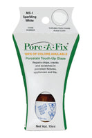 
                Porc-A-Fix offers a simple, affordable way to repair cracks, scratches and small chips in your porcelain bathroom & kitchen fixtures, appliances and tiles.  It can be used on ceramic, porcelain, cast iron, steel and much more. 
              