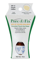 
                Porc-A-Fix offers a simple, affordable way to repair cracks, scratches and small chips in your porcelain bathroom & kitchen fixtures, appliances and tiles.  It can be used on ceramic, porcelain, cast iron, steel and much more. 
              