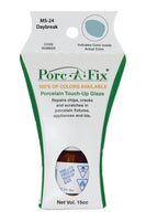 
                Porc-A-Fix offers a simple, affordable way to repair cracks, scratches and small chips in your porcelain bathroom & kitchen fixtures, appliances and tiles.  It can be used on ceramic, porcelain, cast iron, steel and much more. 
              