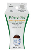 
                Porc-A-Fix offers a simple, affordable way to repair cracks, scratches and small chips in your porcelain bathroom & kitchen fixtures, appliances and tiles.  It can be used on ceramic, porcelain, cast iron, steel and much more. 
              