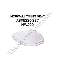 
                Norwall Toilet Seat WHITE - DPF-Plumbing
              