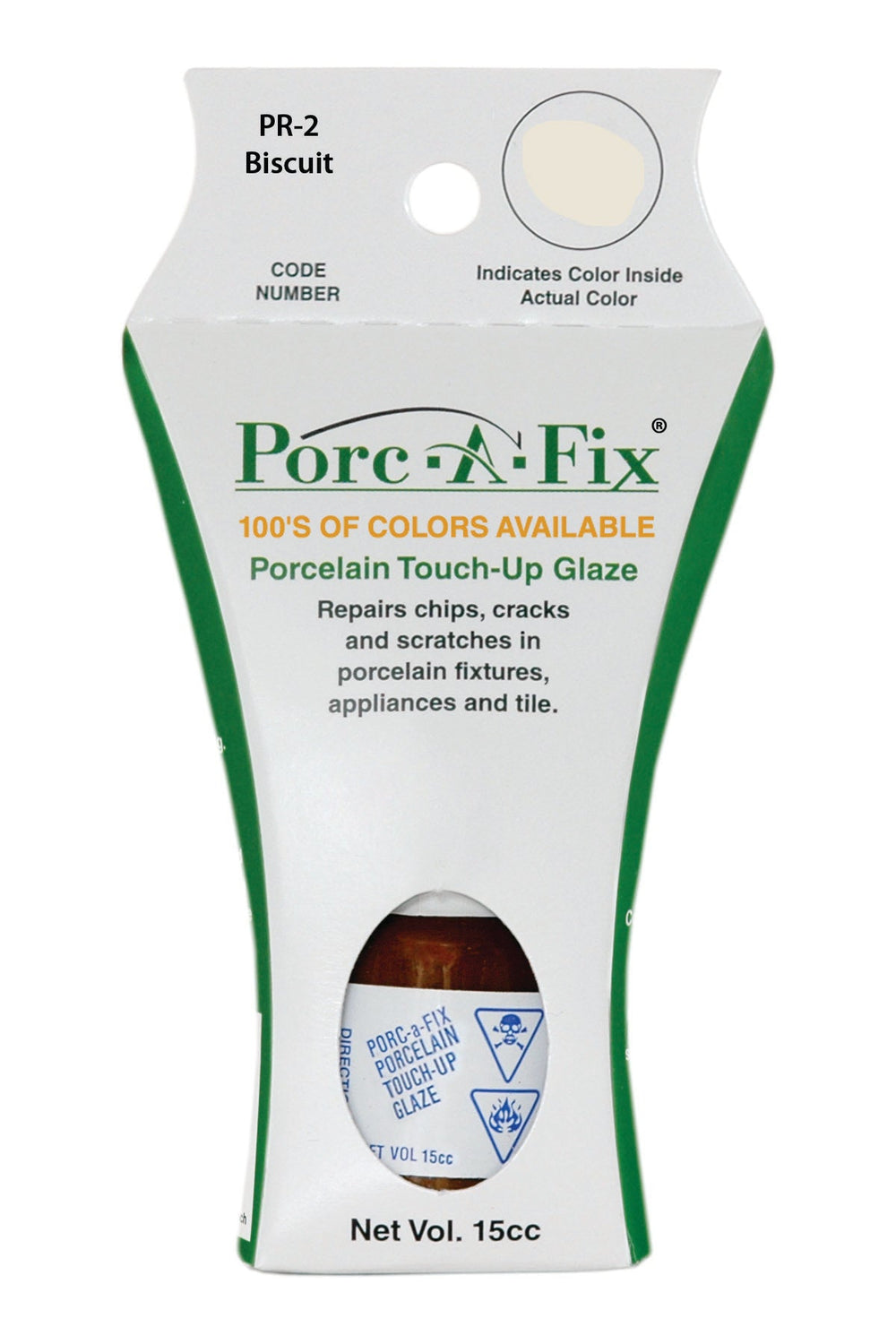 Porc-A-Fix offers a simple, affordable way to repair cracks, scratches and small chips in your porcelain bathroom & kitchen fixtures, appliances and tiles.  It can be used on ceramic, porcelain, cast iron, steel and much more. 