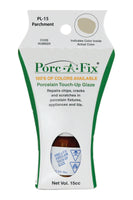 
                Porc-A-Fix offers a simple, affordable way to repair cracks, scratches and small chips in your porcelain bathroom & kitchen fixtures, appliances and tiles.  It can be used on ceramic, porcelain, cast iron, steel and much more. 
              