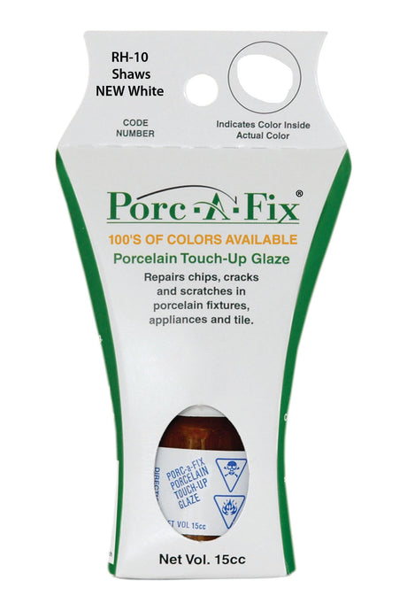 Porc-A-Fix offers a simple, affordable way to repair cracks, scratches and small chips in your porcelain bathroom & kitchen fixtures, appliances and tiles.  It can be used on ceramic, porcelain, cast iron, steel and much more. 