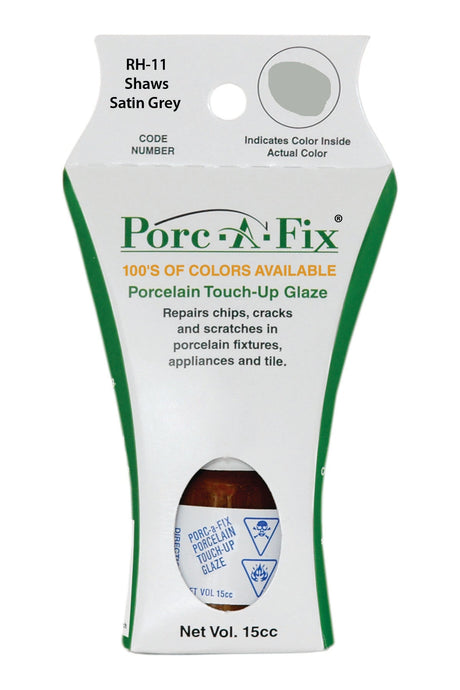 Porc-A-Fix offers a simple, affordable way to repair cracks, scratches and small chips in your porcelain bathroom & kitchen fixtures, appliances and tiles.  It can be used on ceramic, porcelain, cast iron, steel and much more. 