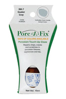 
                Porc-A-Fix offers a simple, affordable way to repair cracks, scratches and small chips in your porcelain bathroom & kitchen fixtures, appliances and tiles.  It can be used on ceramic, porcelain, cast iron, steel and much more. 
              