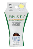 
                Porc-A-Fix offers a simple, affordable way to repair cracks, scratches and small chips in your porcelain bathroom & kitchen fixtures, appliances and tiles.  It can be used on ceramic, porcelain, cast iron, steel and much more. 
              