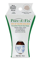 
                Porc-A-Fix offers a simple, affordable way to repair cracks, scratches and small chips in your porcelain bathroom & kitchen fixtures, appliances and tiles.  It can be used on ceramic, porcelain, cast iron, steel and much more. 
              