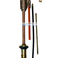 Brass Ballcock 10" W/ 3-1/2" Shank Extra Long