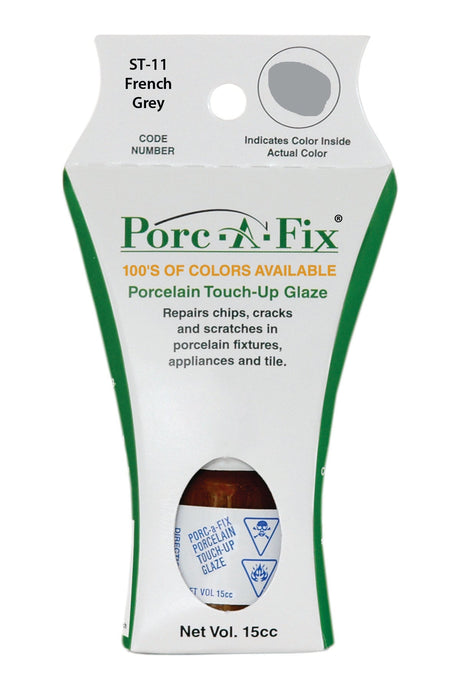 Porc-A-Fix offers a simple, affordable way to repair cracks, scratches and small chips in your porcelain bathroom & kitchen fixtures, appliances and tiles.  It can be used on ceramic, porcelain, cast iron, steel and much more. 