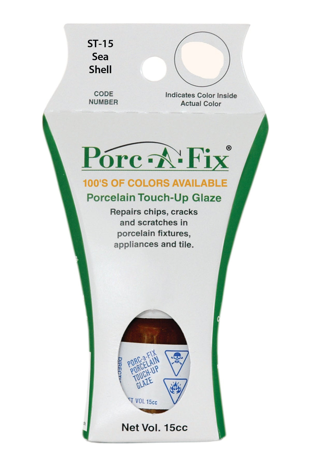 Porc-A-Fix offers a simple, affordable way to repair cracks, scratches and small chips in your porcelain bathroom & kitchen fixtures, appliances and tiles.  It can be used on ceramic, porcelain, cast iron, steel and much more. 