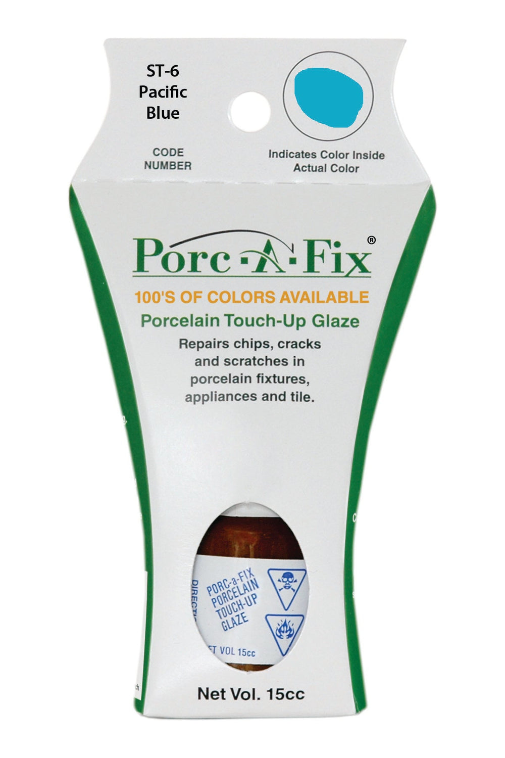 Porc-A-Fix offers a simple, affordable way to repair cracks, scratches and small chips in your porcelain bathroom & kitchen fixtures, appliances and tiles.  It can be used on ceramic, porcelain, cast iron, steel and much more. 
