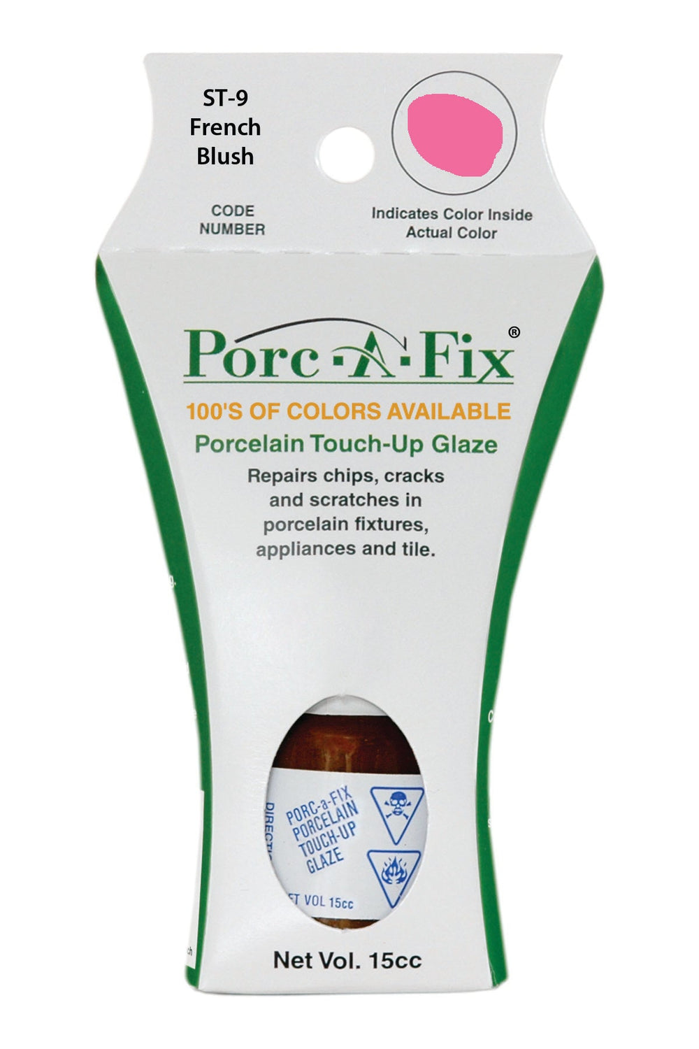 Porc-A-Fix offers a simple, affordable way to repair cracks, scratches and small chips in your porcelain bathroom & kitchen fixtures, appliances and tiles.  It can be used on ceramic, porcelain, cast iron, steel and much more. 